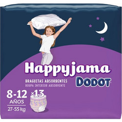 Dodot Happyjama T8 Πάνες Βρακάκι 27-55Kg 13τμχ