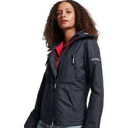 Superdry Yachter Γυναικείο Μπουφάν Χειμωνιάτικο Κοντό Αδιάβροχο Μαύρο W5011036A-98T