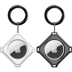 Dux Ducis Silicone Flexible Case AirTag Black / White