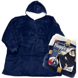 Huggle Κουβέρτα Βελουτέ King Size 70x90εκ. - Μπλε