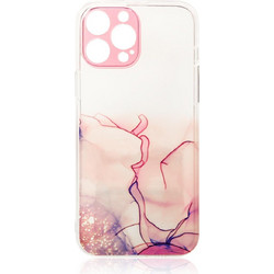 Hurtel Gel Back Cover Marble Pink (iPhone 12 Pro Max)