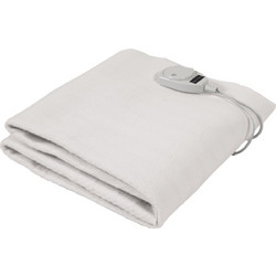 Das Home Classic 0487 Ηλεκτρική Μονή Κουβέρτα Λευκή 155x75cm