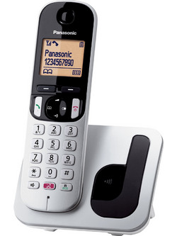 Panasonic KX-TGC250 Ασύρματο Τηλέφωνο Ασημί