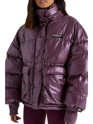 Ellesse Vesuvius Γυναικείο Μπουφάν Χειμωνιάτικο Puffer Κοντό Μωβ SGP15854-300