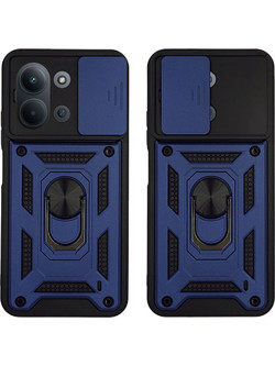 Sonique Ring Armor CamPro Θήκη Blue (Xiaomi Redmi 15C 4G / Redmi 15C 5G / Poco C85 4G)