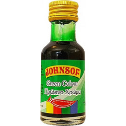 Johnsof Πράσινο Χρώμα Τροφίμων 28ml