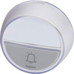 Συμπληρωματικό μπουτόν κουδουνιού λευκό Legrand Comfort στεγανό IP44 εμβέλειας 100m - 06-01-094278
