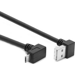 Καλώδιο POWERTECH CAB-U136 USB σε USB Micro-B 90 Dual Easy USB 0.5m - CAB-U136