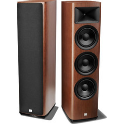 JBL HDI-3800 Ζεύγος Ηχείων Hi-Fi Δαπέδου 300W 2.5 Δρόμων Walnut
