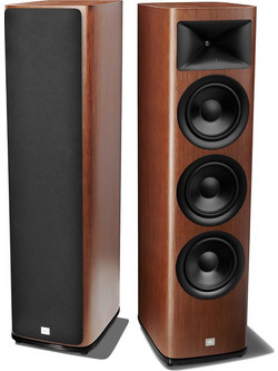 JBL HDI-3800 Ζεύγος Ηχείων Hi-Fi Δαπέδου 300W 2.5 Δρόμων Walnut