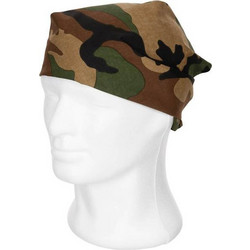 MFH Bandana 55x55cm Cotton - Woodland