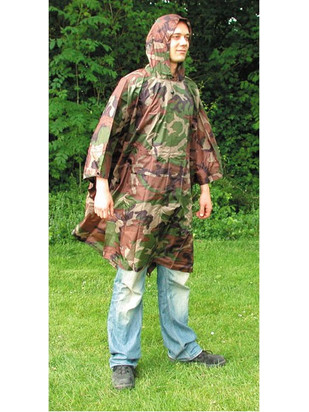 FOSTEX PONCHO WOODLAND CAMO