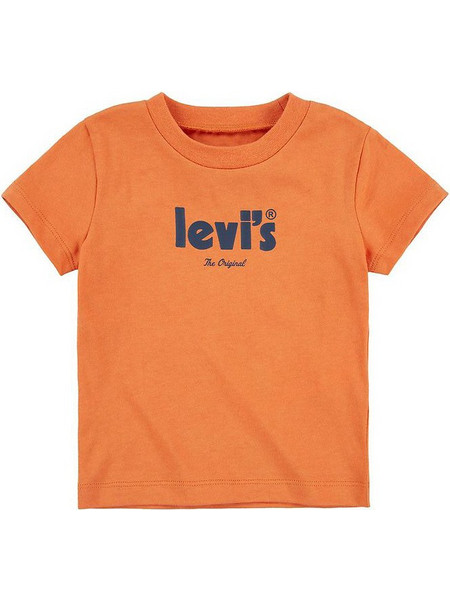 LEVI'S(R) Baby Poster Logo Original Tee - Brandied Melon