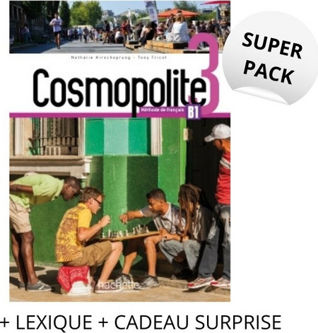 COSMOPOLITE 3 PACK (LIVRE + LEXIQUE + CADEAU SURPRISE)