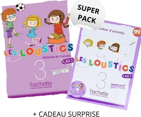 LES LOUSTICS 3 SUPER PACK (LIVRE + CAHIER + CADEAU SURPRISE)