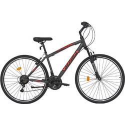Alpina Alpha 2022 Ποδήλατο Trekking 28" Αλουμινίου με 21 Ταχύτητες Ανθρακί