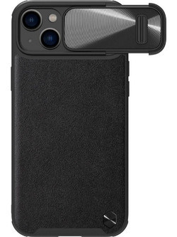 Nillkin Camshield Leather S Camera Cover Back Cover Black (iPhone 14)