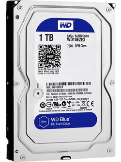 Western Digital Blue 1TB HDD Σκληρός Δίσκος 3.5" Sata 3 7200rpm με 64MB Cache