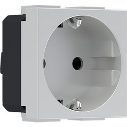 Acaelec Modys Πρίζα Σούκο Aσφαλείας 2P+E 16A 250VAC IP20 Ιβουάρ (10101312210)