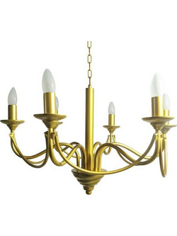 Inart Πολυέλαιος 5xE14 O61cm με Κεράκια Χρυσός 3-10-005-0002Κωδικός: 30449261
