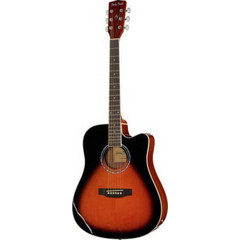Harley Benton D120CE Vintage Sunburst