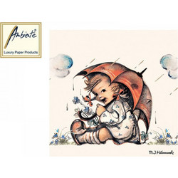 Χαρτοπετσετες 1 Τεμ. 33χ33 εκ 2 Φύλλα Umbrella Girl (79.136388)
