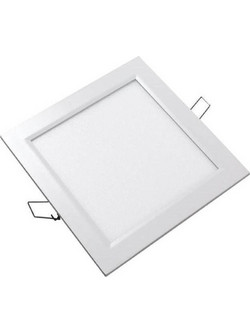 Φωτιστικό Led χωνευτό οροφής slim τετράγωνο 18W Λευκό 1620 lum Φώς Λευκό