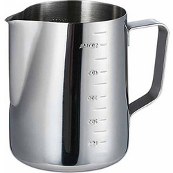 ΓΑΛΑΤΙΕΡΑ - ΑΦΡΟΓΑΛΙΕΡΑ INOX ΜΕ ΔΟΣΟΜΕΡΤΗΤΗ 600ml. - H.S. ΑΞΕΣΟΥΑΡ ΚΑΦΕ
