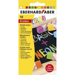 Κιμωλίες Eberhard Τετράγωνες 9 cm 12 Χρώματα