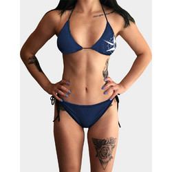 Athlon Compass Rose Bikini Set Τριγωνάκι Navy Μπλε 301-1537