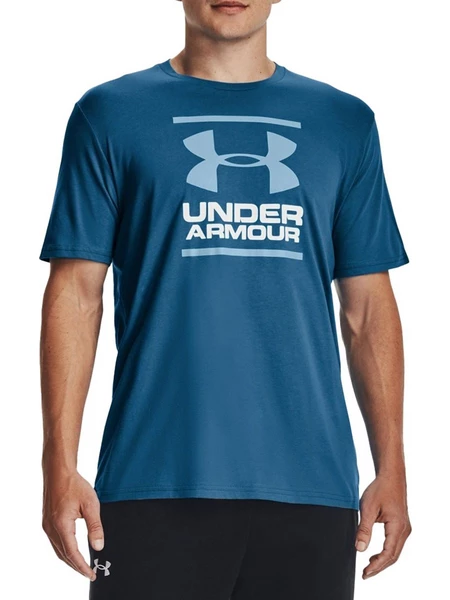 Under Armour Tech Reflective Αθλητικό Ανδρικό T-shirt Πράσινο με Λογότυπο  1377054-722
