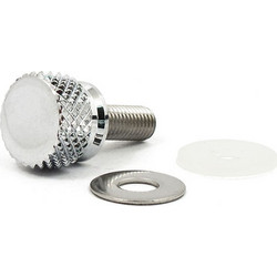 Κιτ Βίδες Σέλας Μοτοσυκλέτας για Harley Davidson '96 - '25 with 1/4-20 threads χρώμιο | Thumb Screw Kit for Seat Grooved chrome