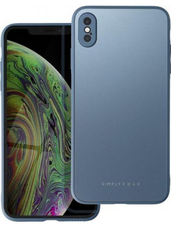 Θήκη κινητού Roar Matte Glass for iPhone XS Max Blue