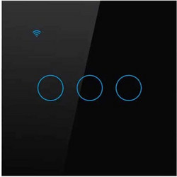 BMC Smart Wi-Fi Διακόπτης Αφής 3 επαφών συμβατός με Tuya