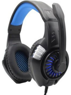 Komc G308 Gaming Headset Over Ear Black Blue