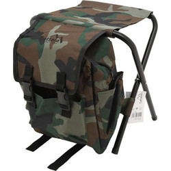 Σκαμπό πτυσσόμενο Olbia με σακίδιο πλάτης army 10Lt
