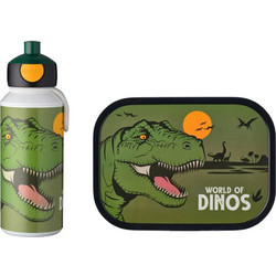Mepal Campus Dino Πλαστικό Παιδικό Σετ Δοχείο Φαγητού Πράσινο