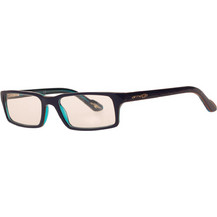 Arnette AR7035 1158 Ανδρικά Γυαλιά Ηλίου Ορθογώνια Κοκάλινα Μαύρα με Καφέ Polarized Φακό