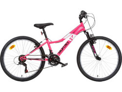 Dino Bikes Aurellia Παιδικό Mountain Bike 24" με 18 Tαχύτητες Φούξια