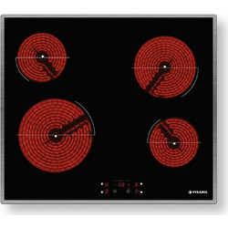Pyramis PHC61410IFB Κεραμική Εστία Αυτόνομη με Λειτουργία Κλειδώματος 51x58cm