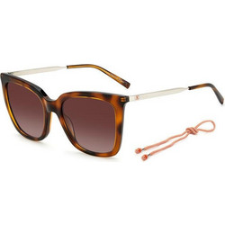Missoni MMI0117/S 05L/HA Γυναικεία Γυαλιά Ηλίου Πεταλούδα Κοκάλινα Μεταλλικά Ασημί Ταρταρούγα με Καφέ Degradee Φακό