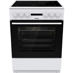 Korting KEC6A40WG Κουζίνα Ηλεκτρική 71lt με Κεραμικές Εστίες 60cm