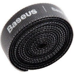 Baseus Rainbow Circle Velcro Straps Δεματικά Καλωδίων Μαύρο 1m 1τμχ - (ACMGT-E01)