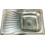 Inter Ceramic Ένθετος Νεροχύτης Inox Λείος (Σατινέ) 80x50cm 4301031040001