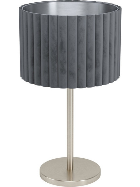 Eglo Tamaresco Πορτατίφ Ε27 Γκρι Ασημί Φ30xΥ52cm