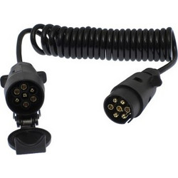 Σπιράλ Προέκταση Καλωδίου για Τρέιλερ 12V 7 Pins 3m OEM