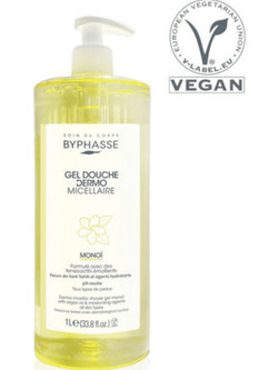 Byphasse Dermo Monoi Micellar Αφρόλουτρο σε Gel 1L
