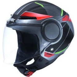 SMK Streem Komplex Blue / Red Κράνος Μηχανής Jet