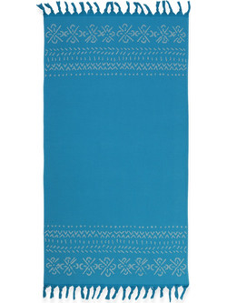 Nef-Nef Greyson Πετσέτα Παρεό Θαλάσσης Μπλε 90x170cm
