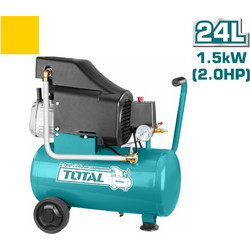 Total TC1202411 Κομπρεσέρ Αέρος Μονοφασικό 24lt 2hp